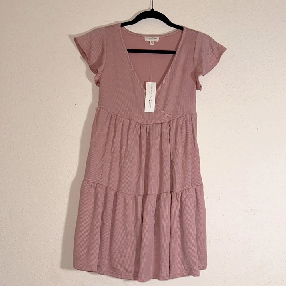 NWT Pink See You Monday Dress Small